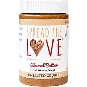Spread The Love Unsalted Crunch Almond Butter