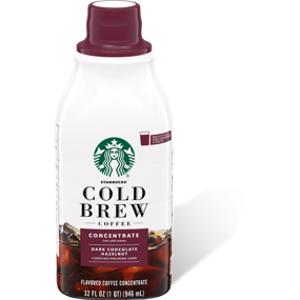 Starbucks Cold Brew Coffee Concentrate Dark Chocolate Hazelnut