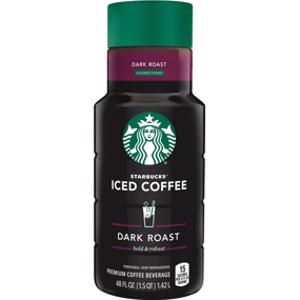 Starbucks Unsweetened Dark Roast Iced Coffee
