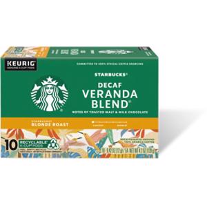 Starbucks Decaf Veranda Blend K-Cup Pods