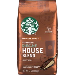 Starbucks House Blend Decaf Ground Coffee