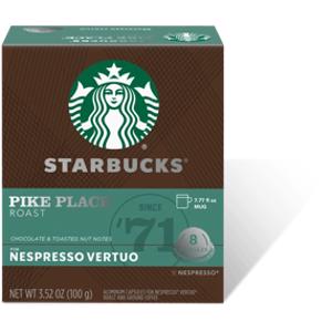 Starbucks Nespresso Vertuo Pike Place Roast