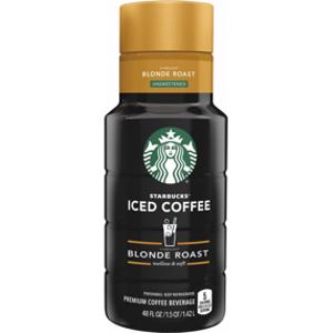 Starbucks Unsweetened Blonde Roast Iced Coffee