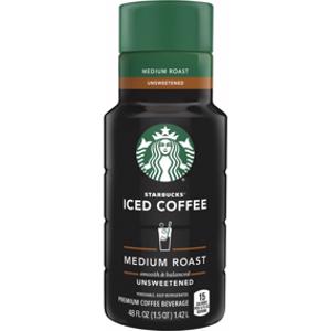 Starbucks Unsweetened Medium Roast Iced Coffee