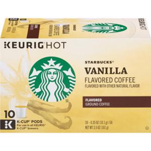 Starbucks Vanilla Flavored K-Cup Pods