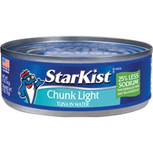 StarKist Chunk Light Tuna in Water Less Sodium