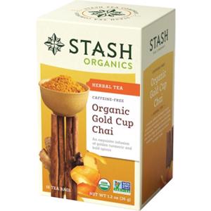 Stash Organic Gold Cup Chai Herbal Tea