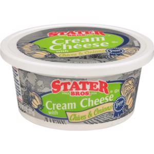 Stater Bros Chives & Onions Cream Cheese