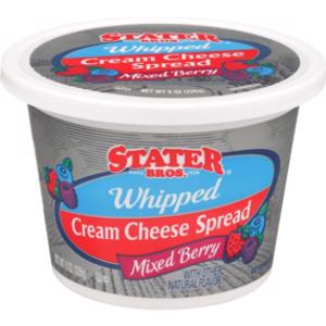Stater Bros Whipped Mixed Berry Cream Cheese