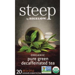 Steep Organic Pure Green Decaf Tea