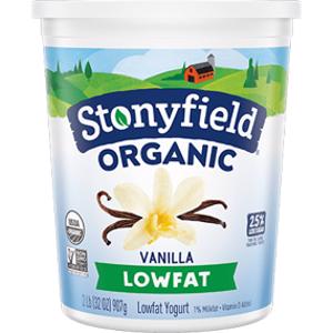 Stonyfield Vanilla Lowfat Yogurt