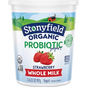 Stonyfield Strawberry Whole Milk Yogurt