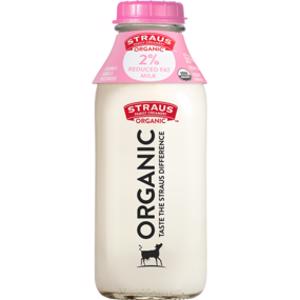 Straus Family Creamery Organic 2% Reduced Fat Milk