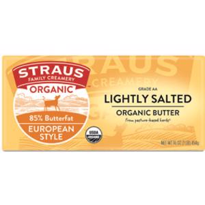 Straus Family Creamery Organic Lightly Salted European Style Butter
