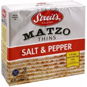 Streit's Salt & Pepper Matzo Thins