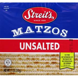 Streit's Unsalted Matzo