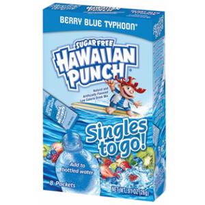 Hawaiian Punch Sugar Free Berry Blue Typhoon Drink Mix