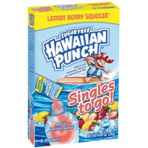 Hawaiian Punch Sugar Free Lemon Berry Squeeze Drink Mix