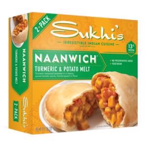 Sukhi's Turmeric & Potato Melt Naanwich