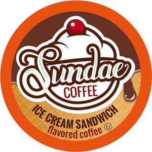 Sundae Coffee Ice Cream Sandwich Coffee