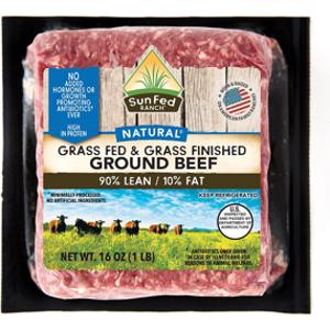 Sunfed Ranch Grass Fed 90% Lean Ground Beef