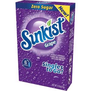 Sunkist Zero Sugar Grape Drink Mix