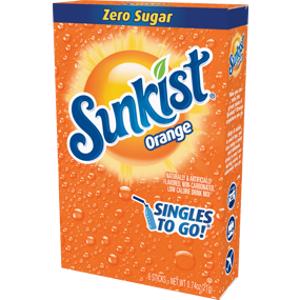 Sunkist Zero Sugar Orange Drink Mix