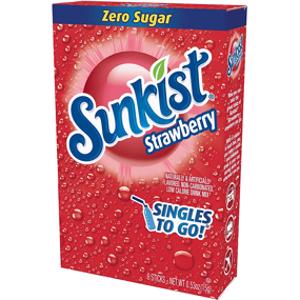 Sunkist Zero Sugar Strawberry Drink Mix