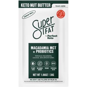 SuperFat Macadamia MCT Probiotics Keto Nut Butter