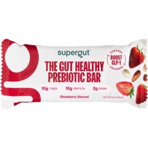 Supergut Strawberry Almond The Gut Healthy Prebiotic Bar