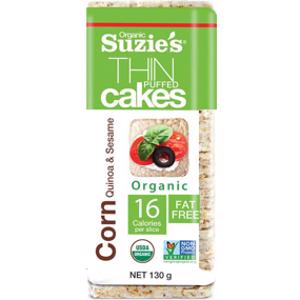 Suzie's Corn, Quinoa & Sesame Thin Cakes