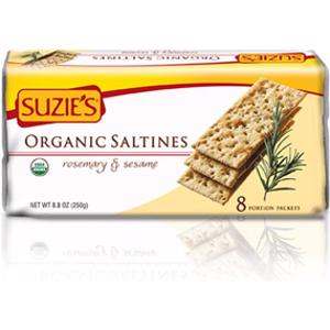 Suzie's Organic Rosemary & Sesame Saltines