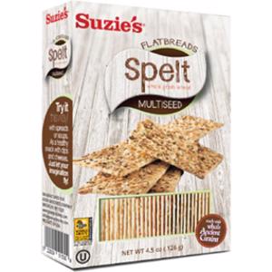 Suzie's Spelt Multiseed Flatbreads