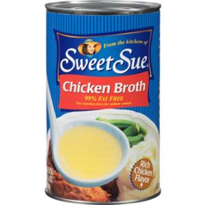 Sweet Sue Fat Free Chicken Broth