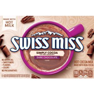 Swiss Miss Simply Cocoa Dark Chocolate Cocoa Mix