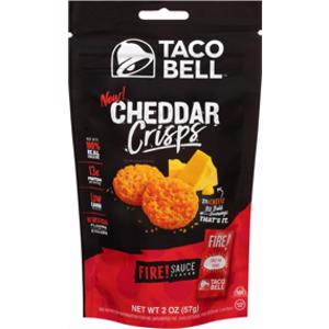 Taco Bell Fire Cheddar Crisps