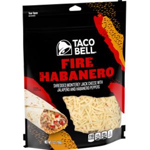 Taco Bell Fire Habanero Shredded Monterey Jack Cheese