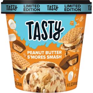 Tasty Peanut Butter S'mores Smash Ice Cream