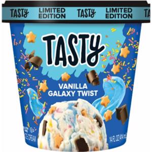 Tasty Vanilla Galaxy Twist Ice Cream