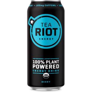 teaRIOT Berry Plant Based Energy Drink