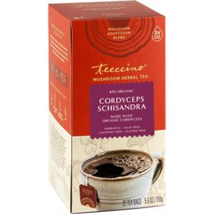 Teeccino Cordyceps Schisandra Cinnamon Berry Mushroom Herbal Tea