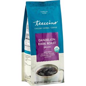 Teeccino Dandelion Dark Roast Chicory Herbal Coffee