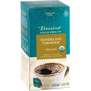 Teeccino Dandelion Turmeric Roasted Herbal Tea