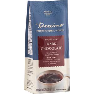 Teeccino Dark Chocolate Prebiotic Herbal Coffee