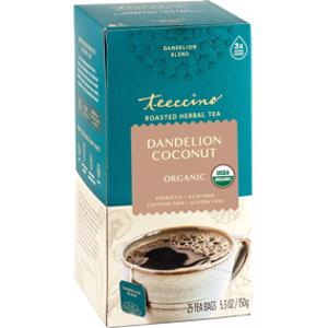 Teeccino Dandelion Coconut Roasted Herbal Tea