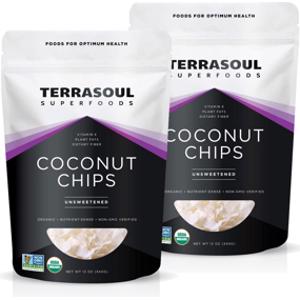 Terrasoul Organic Unsweetened Coconut Chips
