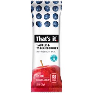 That's It Apple & Blueberries Fruit Bar