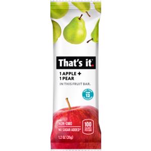 That's It Apple & Pear Fruit Bar