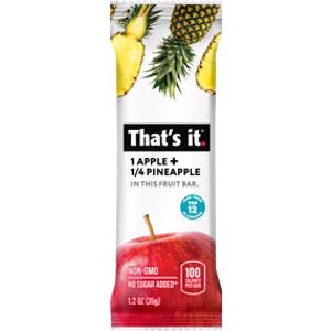 That's It Apple & Pineapple Fruit Bar