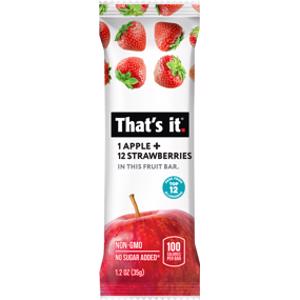 That's It Apple & Strawberries Fruit Bar